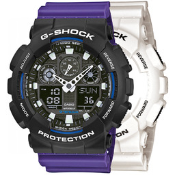 G-SHOCK SET GA-100B-7AER + BEZEL 10508136 + PASEK