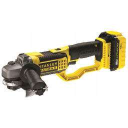 Szlifierka kątowa akumulatorowa Stanley Fatmax 18V zestaw 2x4,0Ah