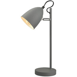 Lampa Stołowa Halo Design, szary, salon, metal