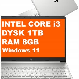 Laptop Hp 15-dy Intel i3 8GB 1TB Intel