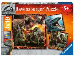 RAVENSBURGER Puzzle Jurassic World (147 elementów)