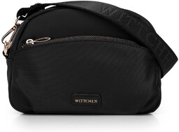 Damska torebka crossbody z nylonu czarna