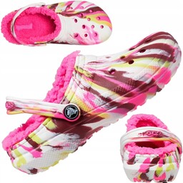 Dziecięce Kapcie Klapki Crocs Lekkie Kroksy Domowe Papucie