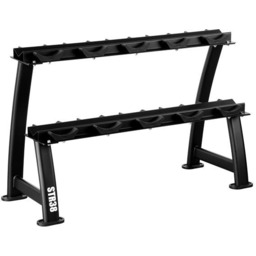 STR38 STOJAK NA HANTLE DWUPOZIOMOWY COMMERCIAL HMS