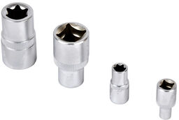 Zestaw nasadek torx 1/4 1/2 10el klucze nasadowe