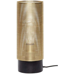 Hübsch - Edge Lampa Stołowa Brass/Black