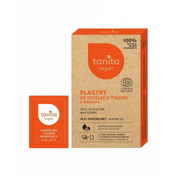 TANITA Vegan Plastry do depilacji twarzy z woskiem