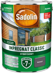 Impregnat CLASSIC HYBRYDOWY Antracyt 4,5 l Sadolin