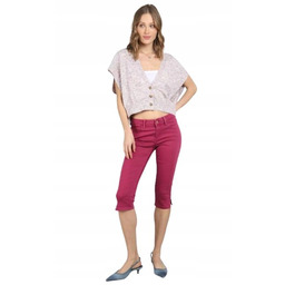ESPRIT SPODNIE DAMSKIE RÓŻOWE RYBACZKI 3/4 31 JQA