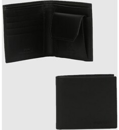 VALENTINO Mały czarny portfel męski hummus wallet