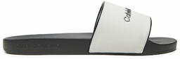 Klapki Calvin Klein Jeans Slide Institutional YM0YM01019 Biały