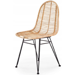 Krzesło ogrodowe K337 rattan naturalny Halmar