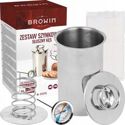 Browin Szynkowar do Wyrobu Wędlin na 1,5KG Mięsa+termometr+woreczki