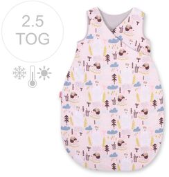 Śpiworek niemowlęcy całoroczny ocieplany 75 cm- misie