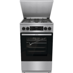 Kuchnia gazowo-elektryczna GORENJE GKS5C71XF 50cm Srebrny