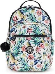 Kipling Seoul Duży Plecak, Cocktail Floral (Pomarańczowy)