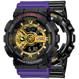 G-SHOCK SET GA-110GB-1AER + BEZEL 10378531 + PASEK