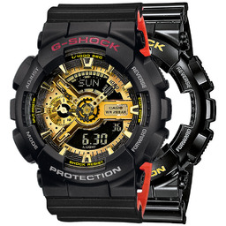 G-SHOCK SET GA-110GB-1AER + BEZEL 10378531 + PASEK
