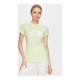 The North Face T-Shirt Easy NF0A4T1Q Zielony Regular
