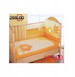 Pościel niemowlęca do łóżeczka +wkłady +ochraniacz Feretti Trio