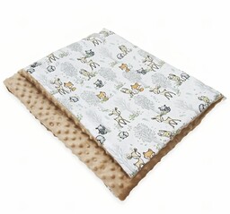 Kocyk Przedszkolaka Do Przedszkola Minky 100X135 Kerstin