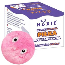 NUXIE Zabawka dla kota piłka kula interaktywna dźwięki