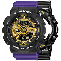 G-SHOCK SET GA-110GB-1AER + BEZEL 10508136 + PASEK