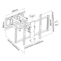 Uchwyt Maclean, Do telewizora,