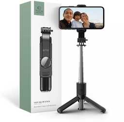 Statyw kijek Selfie Stick L02S bezprzewodowy Tripod Black