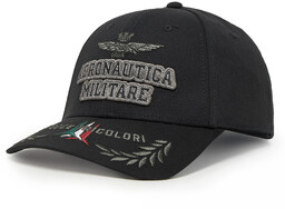 Czapka z daszkiem Aeronautica Militare 251HA1104CT2261 Czarny