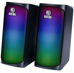 MAD DOG Głośniki PGS400 2.0 RGB Komunikacja bezprzewodowa