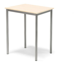 Stół BORÅS, 700x600x900 mm, brzoza laminat, szary aluminium