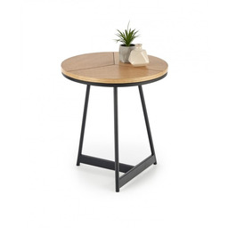 KARIDA-S ława dąb naturalny/czarny (1p=1szt)