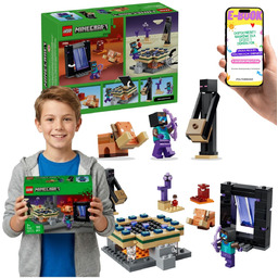 LEGO MINECRAFT Portal Netheru I Kresu 21584 Enderman