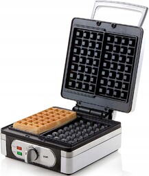 Domo DO9047W gofrownica, 2 gofry belgijskie chrupiące XXL,