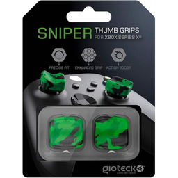 Gioteck - Sniper Thumb Grips Green Camo for