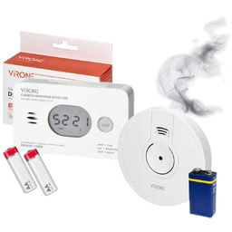 Czujka Tlenku Węgla Czadu Czujnik Dymu Zestaw