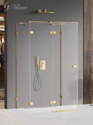 NEW TRENDY EXK-2125 Kabina prysznicowa AVEXA GOLD SHINE