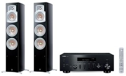 YAMAHA Zestaw stereo YAMAHA MusicCast R-N600A + NS-555