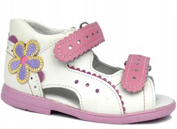 Sandałki Sandały skórzane Postęp Justysia 25 16,3