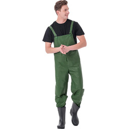 SPD - Spodnie przeciwdeszczowe z PCV - zielony