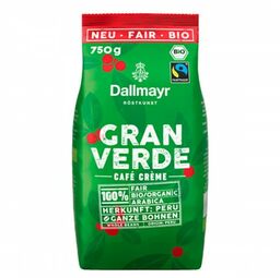 Dallmayr Gran Verde Bio 750g kawa ziarnista