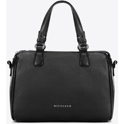 Damski kuferek z imitacji skóry z dżetami