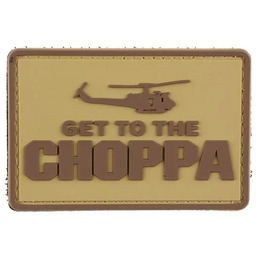 Naszywka 3D - Get to the Choppa -