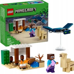Lego Minecraft 21251 Pustynna Wyprawa Steve Figurka Wielbład