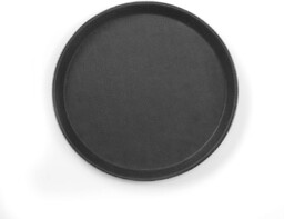 TACA DO SERWOWANIA OKRĄGŁA ø400x22 mm CZARNA