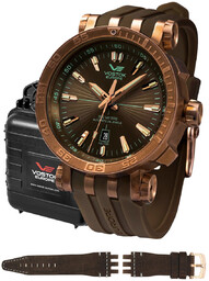 Zegarek Męski Vostok Europe NH35A-575O285S brązowy