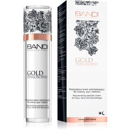 Bandi Gold, Peptydowy Złoto Krem Odmładzający, 50ml