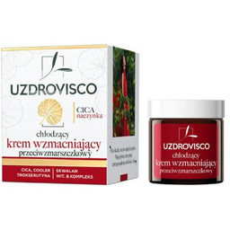 UZDROVISCO CICA Naczynka Krem do twarzy chłodzący przeciwzmarszczkowy