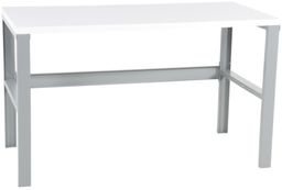 Stół warsztatowy BASIC, biały blat 1200mm, nośność 250kg